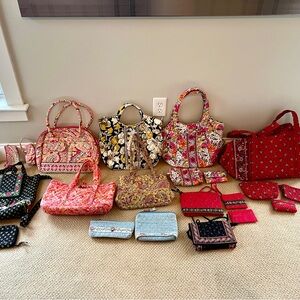 Vera Bradley HUGE handbag and accessories bundle